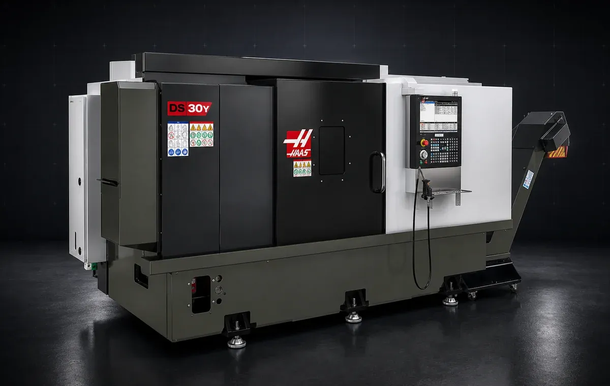 Centro de torneamento CNC para operações complexas.